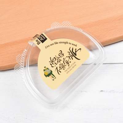 Custom wedding mini cupcake box eco friendly blister candy cake pop packaging container clamshell pet cake boxes plastic clear