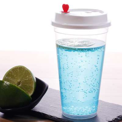 Disposable 16 oz reusable clear plastic pp injection heat resistance -10 to 120 degree cold hot beverage cups