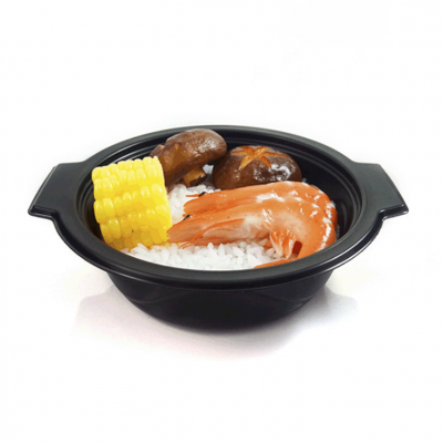 Self-heating hot pot lunch box spot pp disposable packaging bowl self-heating rice takeaway round plastic box