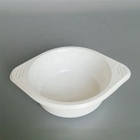 disposable CPET white plastic microwave baking  food packing container round airline meal tray