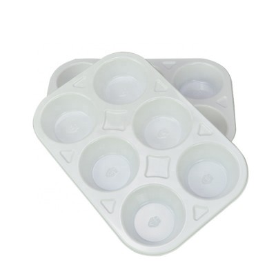 disposable Plastic CPET microwave  oven cake  food container packing for baking muffin tray